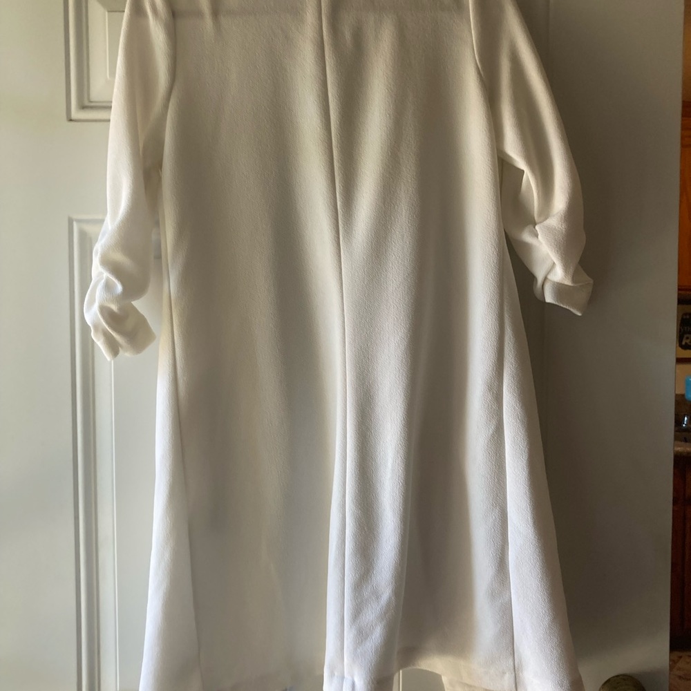 Longline Ruched Sleeve Blazer - Picture 7 of 11